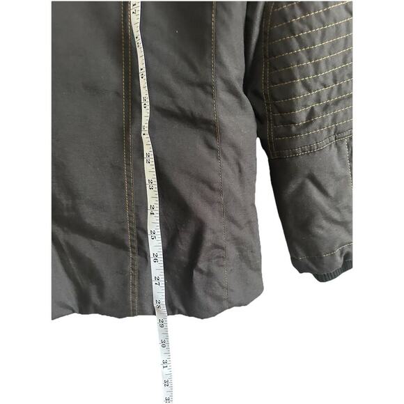 Perry Ellis Portfolio (L) Black Vintage Winter Coat Jacket Women’s Large 60067R - Picture 10 of 16